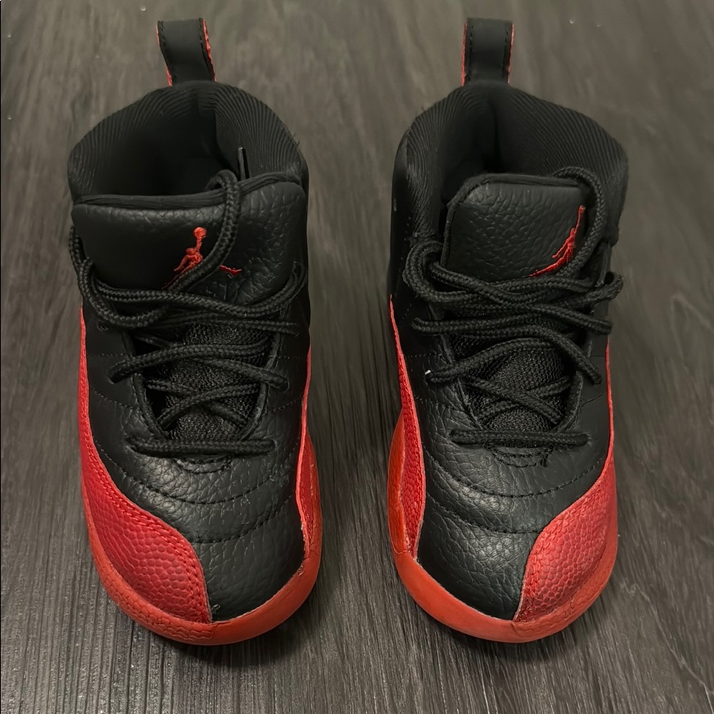 Toddler Red and Black Jordan 12